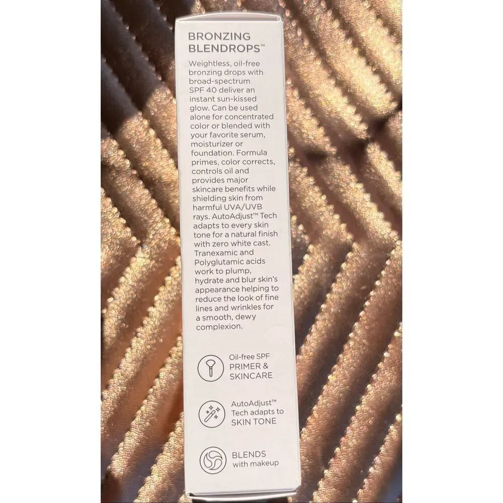 BeautyBio - NWTIB - Bronzing Blendrops Broad Spectrum SPF 40. 1 fl. oz.